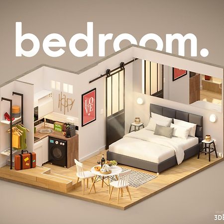 Studio Terrasse Privee 5 Min To Eiffel Tower Париж Екстериор снимка