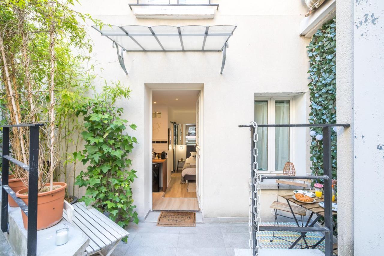Studio Terrasse Privee 5 Min To Eiffel Tower Париж Екстериор снимка